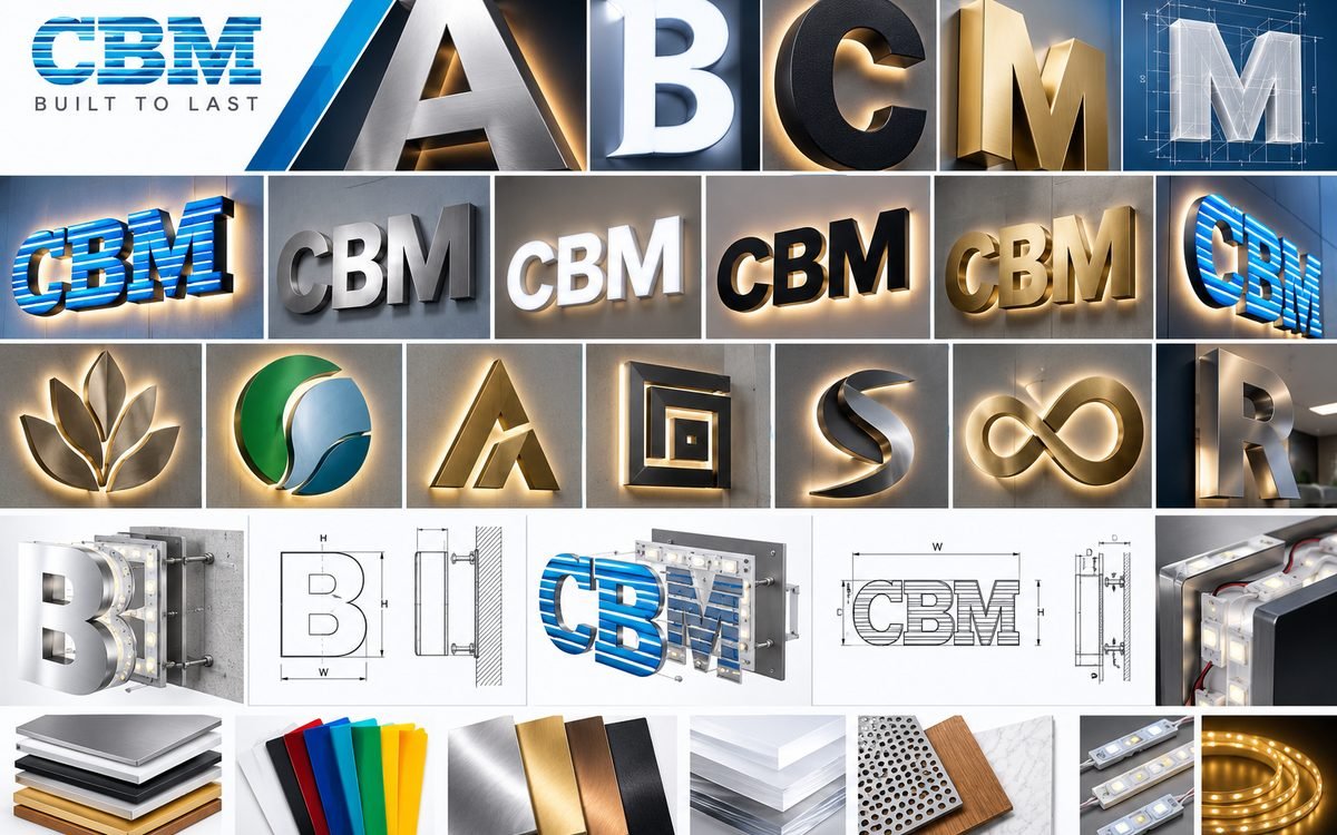 Built-Up / 3D Letters 1