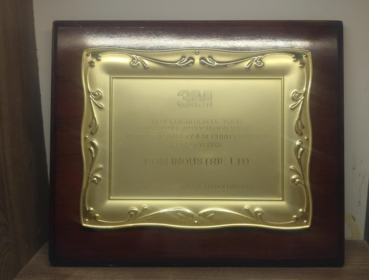 3M Traffic Safety & security division for 25 years